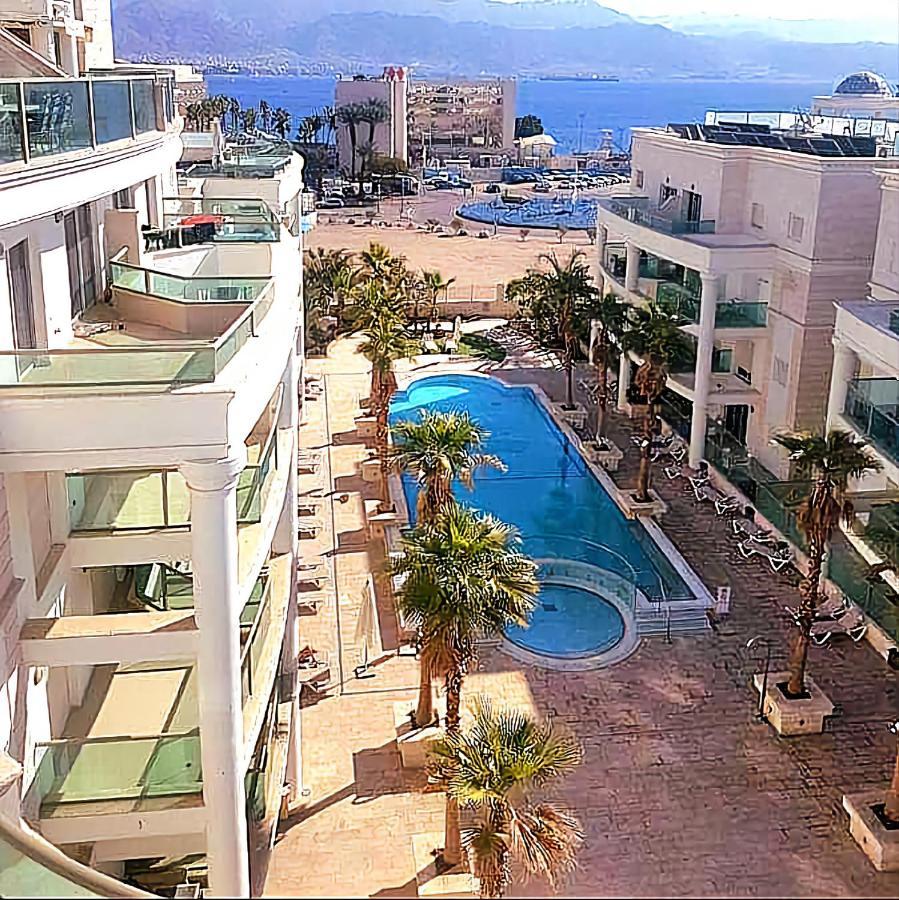 Ferienwohnung Milana'S Deluxe With Big Patio And Pool Eilat Exterior foto