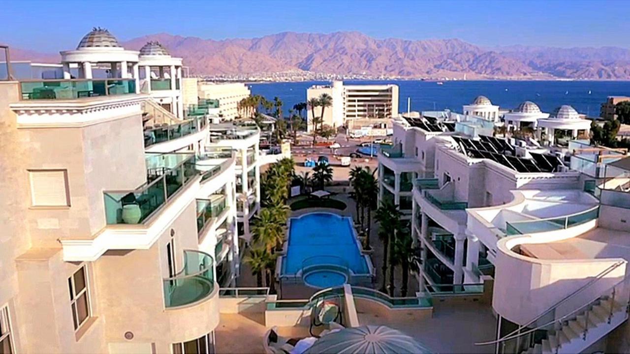 Ferienwohnung Milana'S Deluxe With Big Patio And Pool Eilat Exterior foto