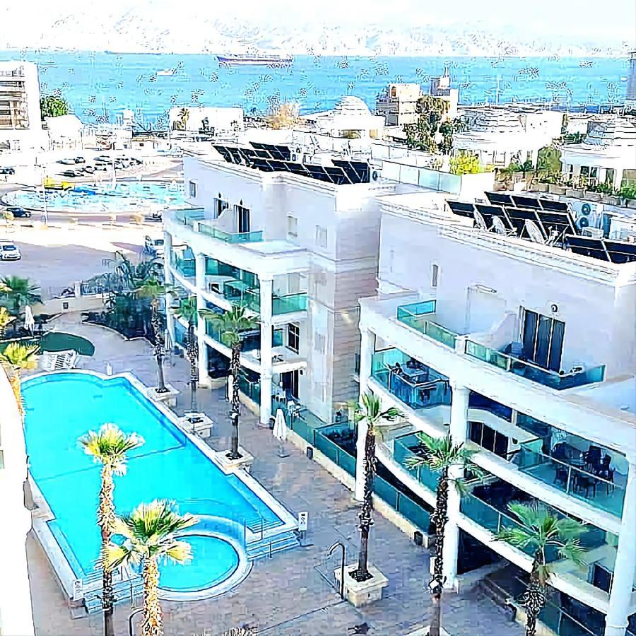 Ferienwohnung Milana'S Deluxe With Big Patio And Pool Eilat Exterior foto